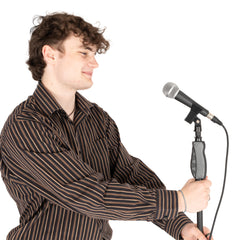 Apextone easy-adjust straight microphone stand