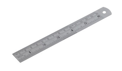 Diatec Metric/Imperial Stainless Steel Rule 6\"/150mm