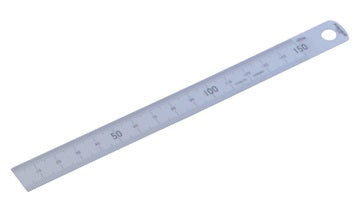 Precision Stainless Steel Rule - 150mm/6\"