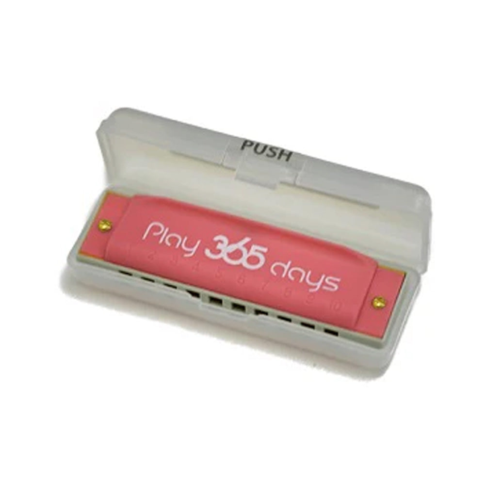 Suzuki Play 365 Days 10-hole diatonic harmonica – Red