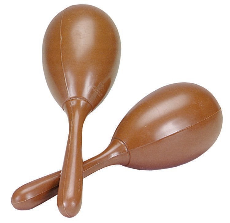 INSTRUMENT MUSIC MARACAS PLASTIC - SET/2