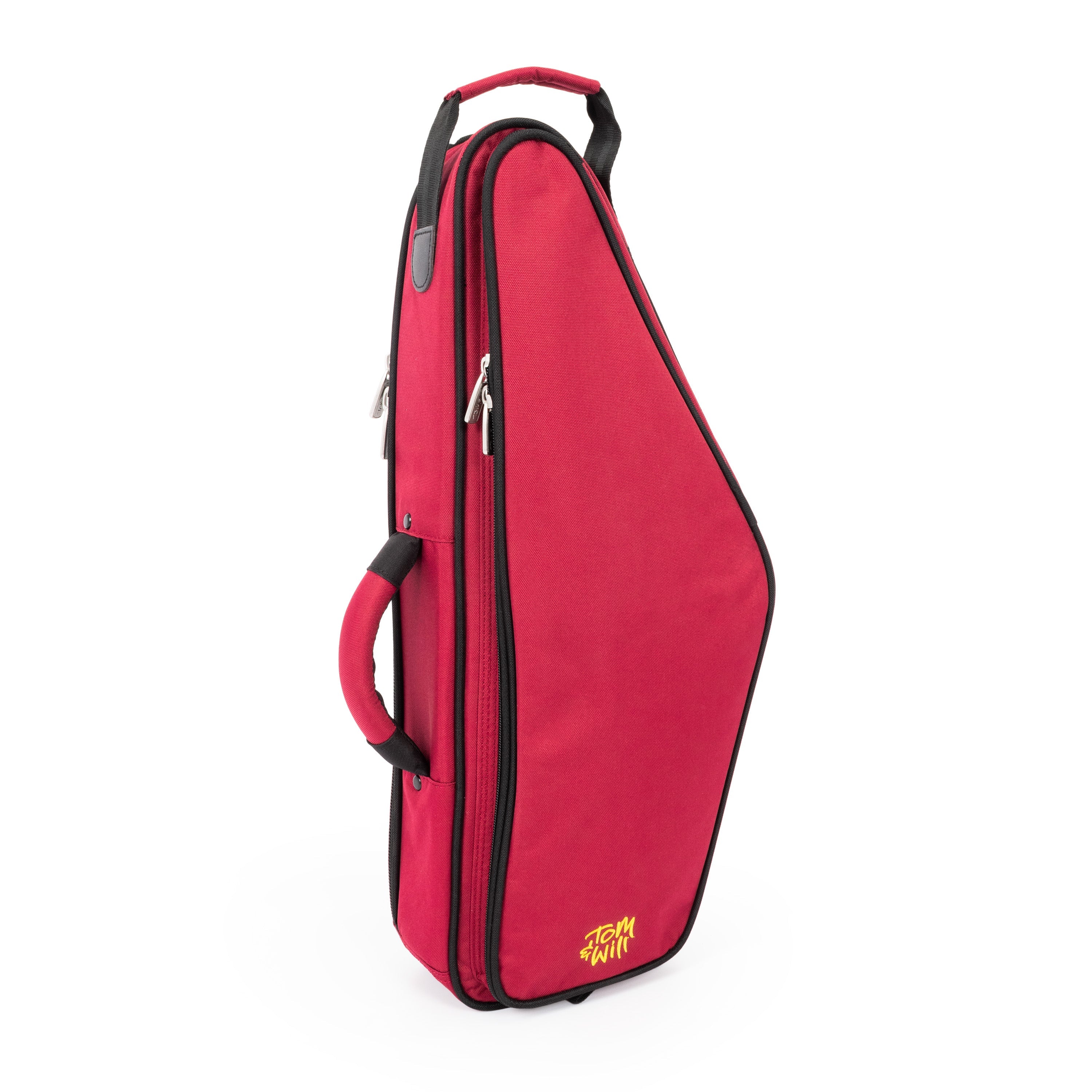 Tom & Will alto sax gig bag - Burgundy with grey interior