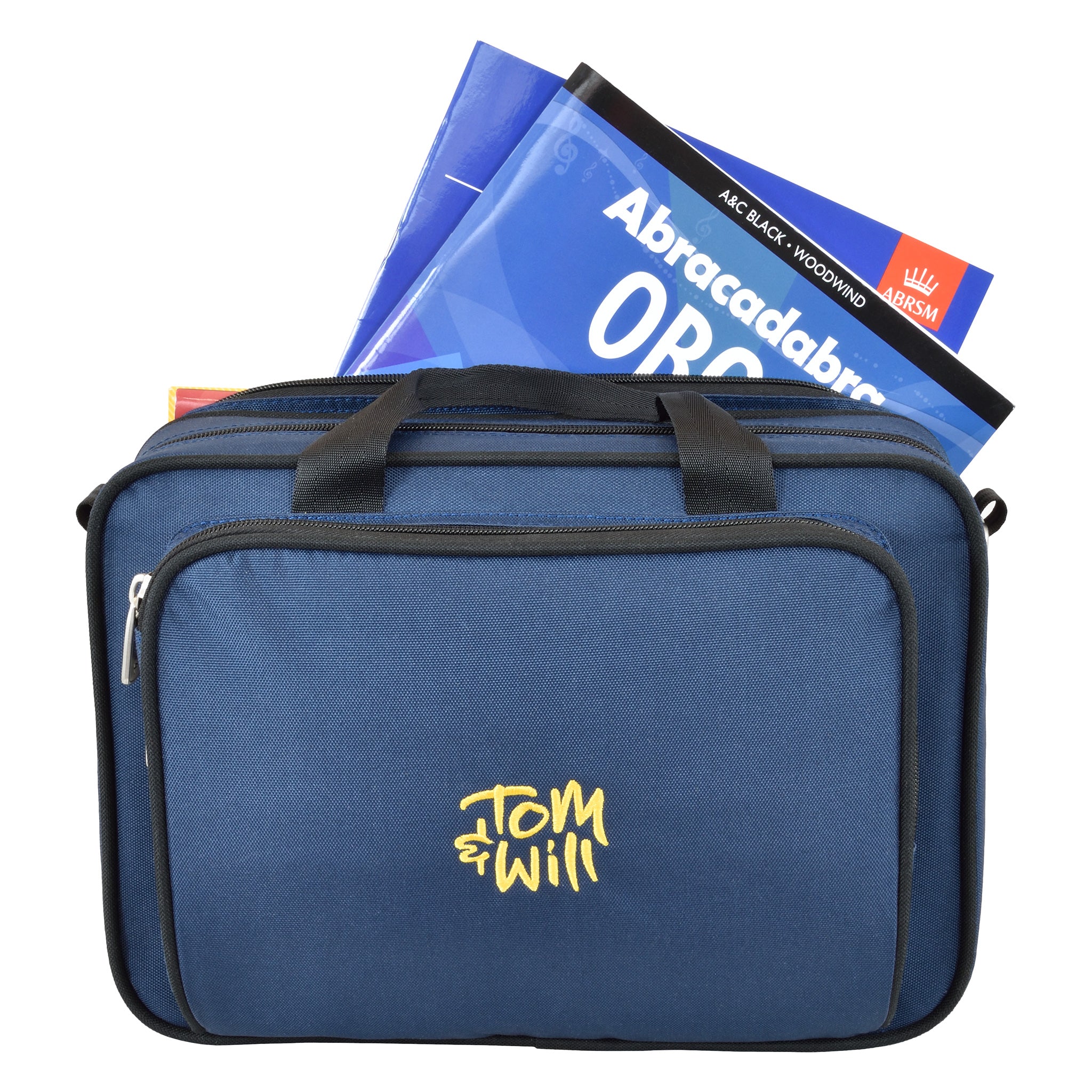 Tom & Will oboe gig case - Blue with purple interior