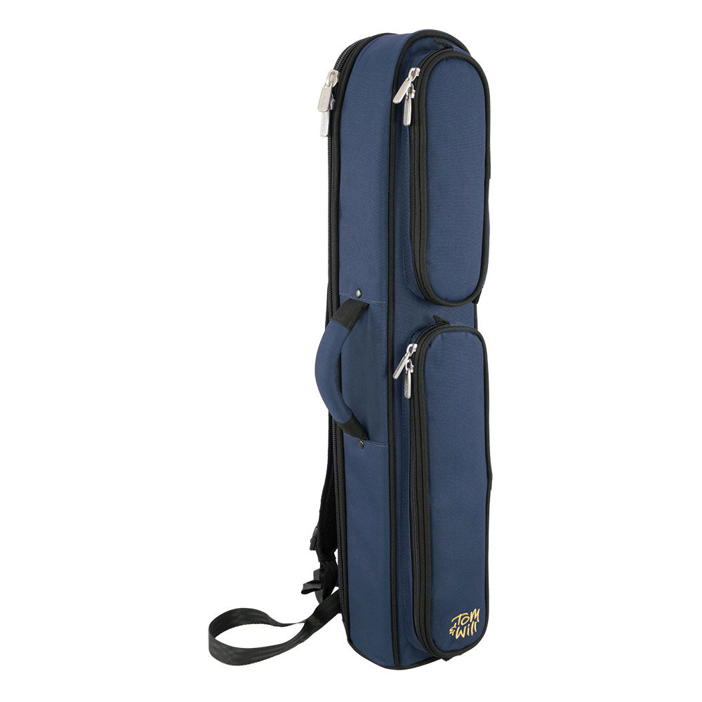 Tom & Will soprano sax gig bag - Blue with blue interior