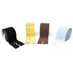 SCO DECORATIVE BORDER ROLL SCALLOPED 100MMX50M NEUTRALS 4PCS -Min Qty 1