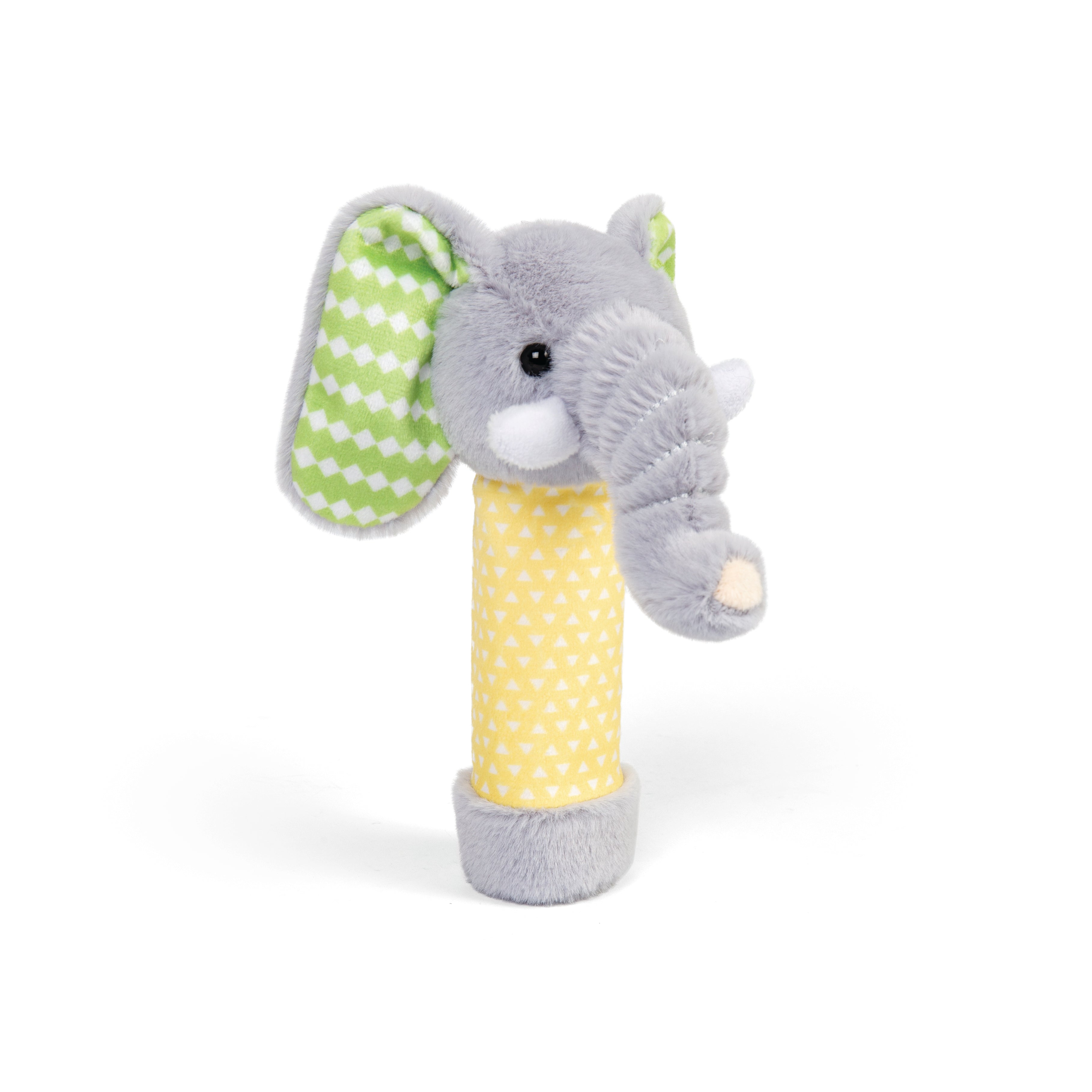 Elephant Plush Rattle (4) (Birth +)