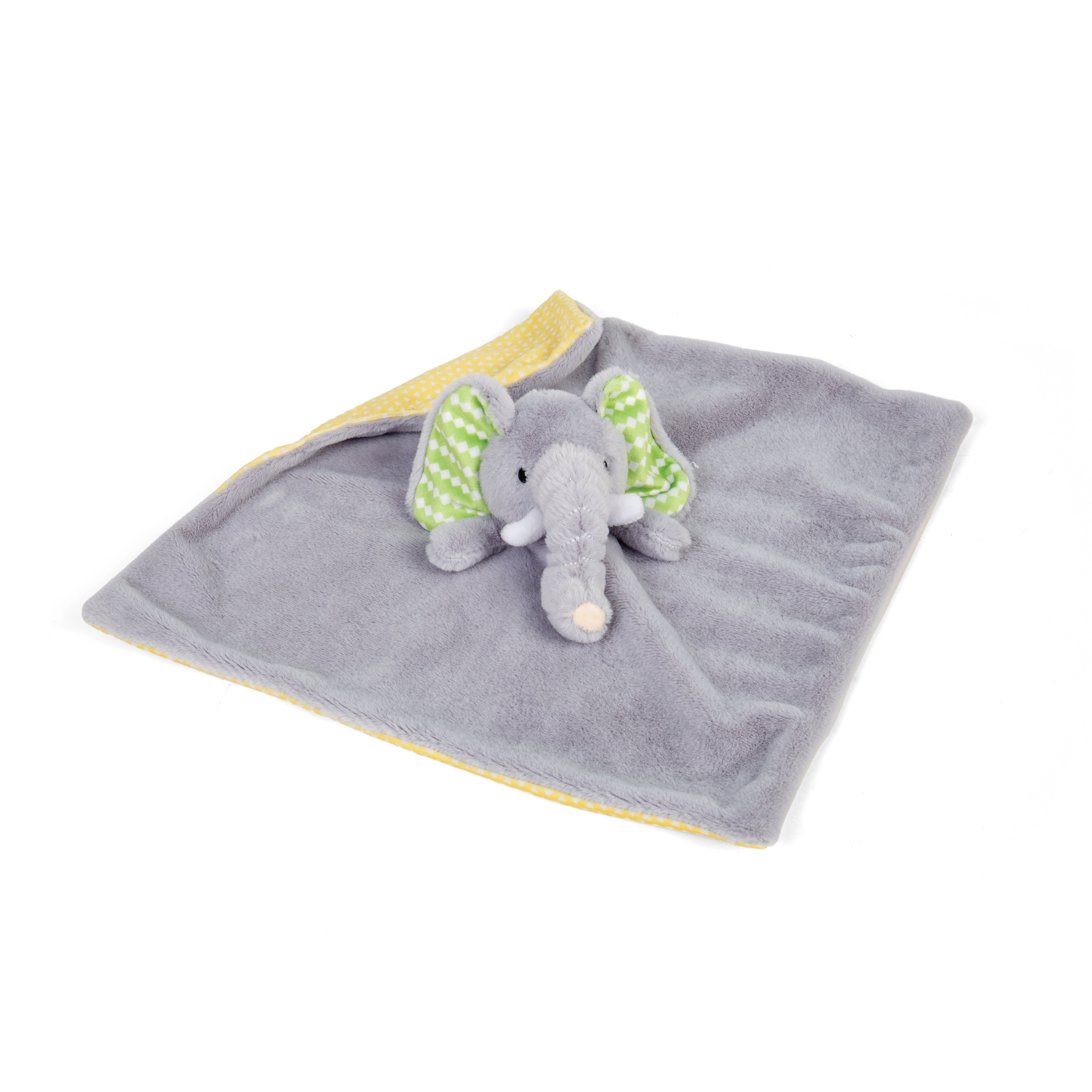 Elephant Plush Comforter (4) (Birth +)