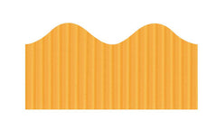 SCO CORRUGATED BORDER ROLL 57MMX15M SUNSET GOLD 6PCS -Min Qty 6