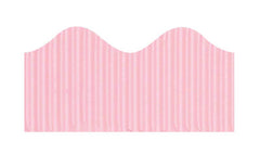 PAC BORDETTE CORRUGATED DECORATIVE BORDER ROLL 57MMX15M PINK 6PCS -Min Qty 6