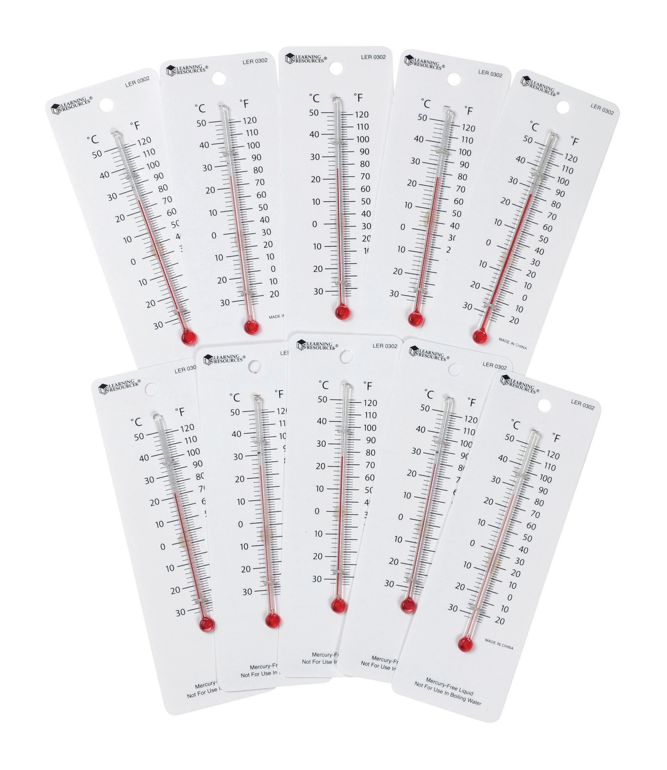 THERMOMETERS STUDENT SET OF 10