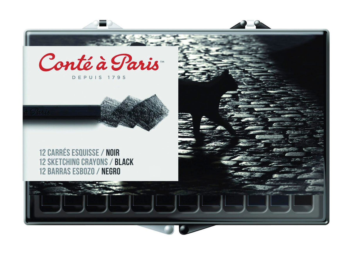 CRAYONS CONTE PIERRE NOIRE 2B PACK OF 12