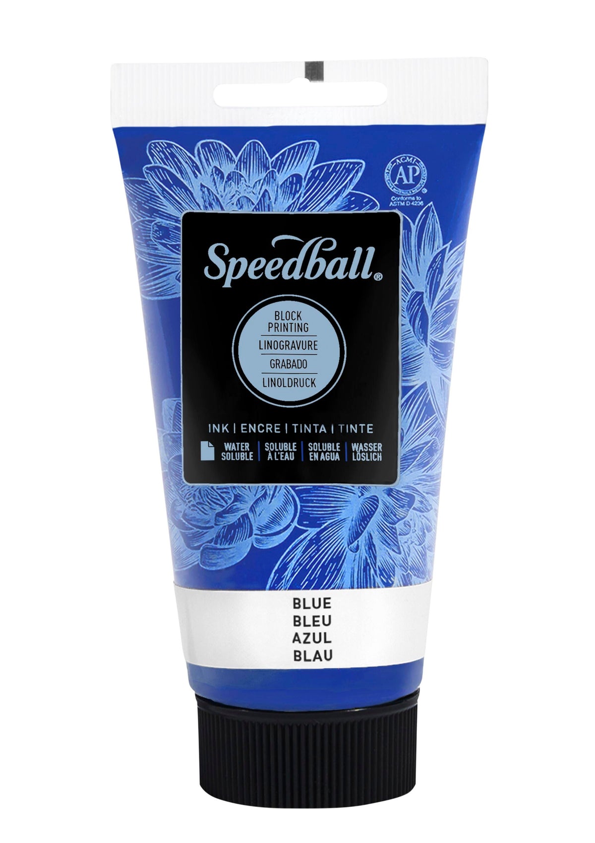 INK WATER SOLUBLE BLOCK PRINTING 2.5 OZ PRIMARY BLUE