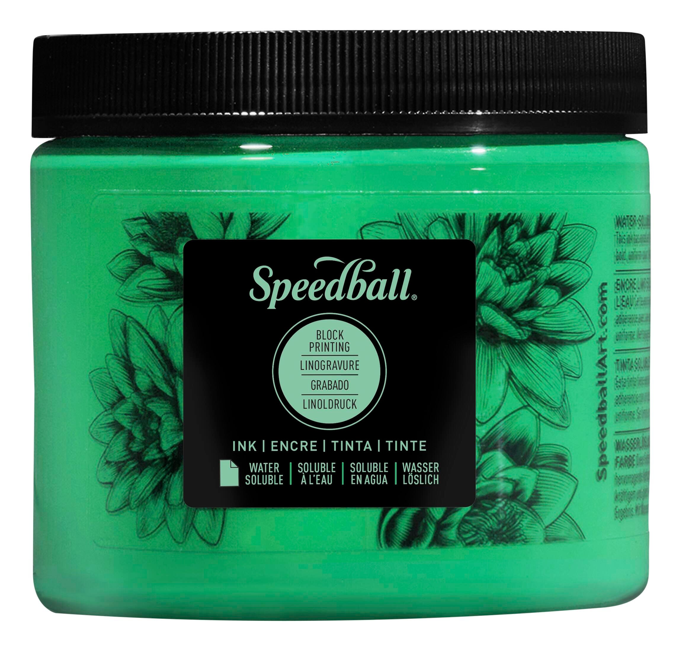 INK WATER SOLUBLE BLOCK PRINTING PINT GREEN