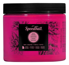 INK WATER SOLUBLE BLOCK PRINTING PINT MAGENTA