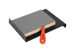 PRINTING PLATE LARGE METAL 7-1/2 X 10-1/4 INCH