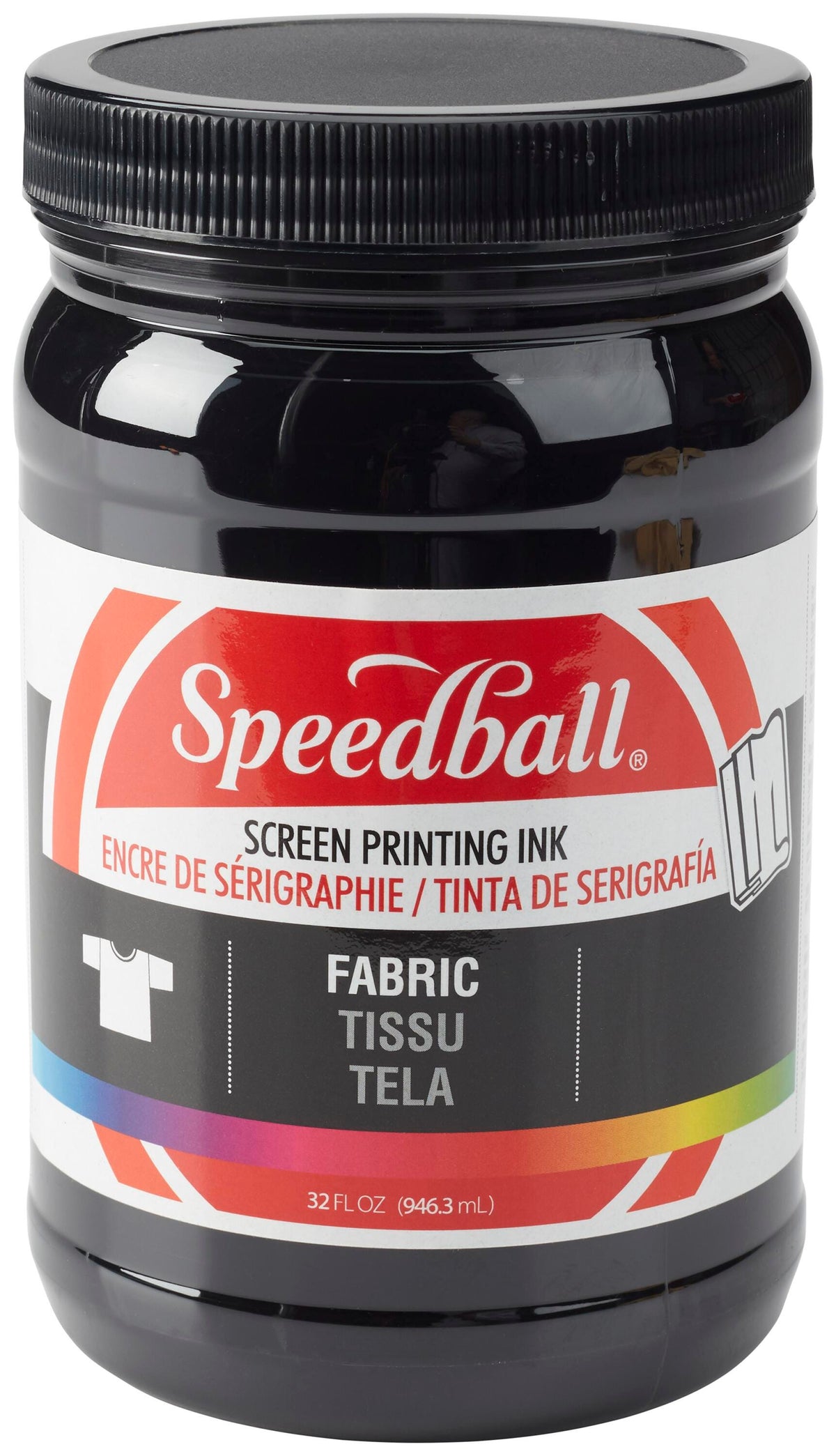 INK SCREEN PRINTING FABRIC QUART BLACK