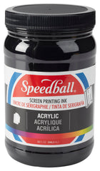 INK SCREEN PRINTING ACRYLIC QUART BLACK