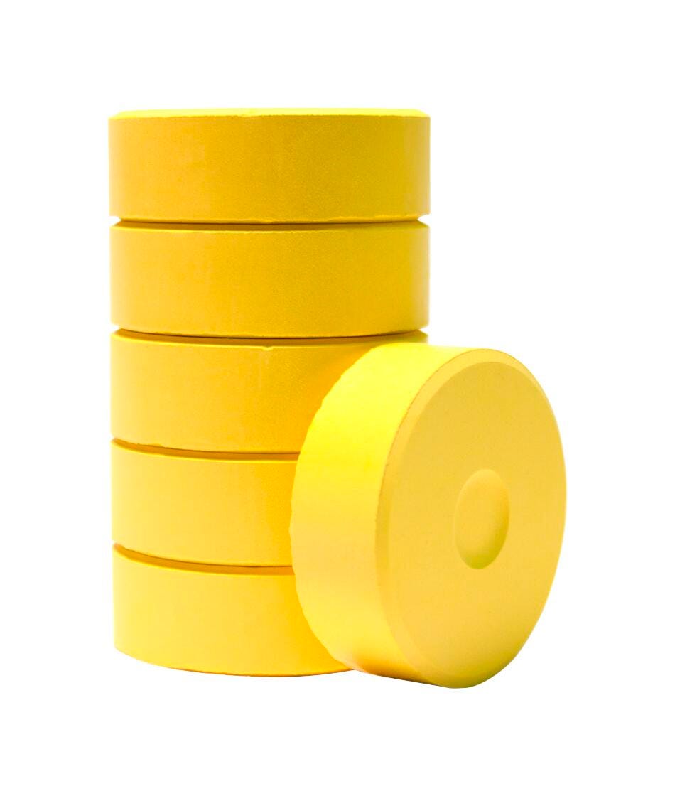 PAINT TEMPERA CAKES LARGE RICHESON BRILLANT YELLOW PACK OF 6