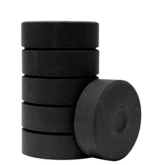 PAINT TEMPERA CAKES LARGE RICHESON BLACK PACK OF 6