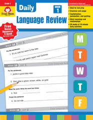 WORKBOOK - DAILY LANGUAGE REVIEW GR 1