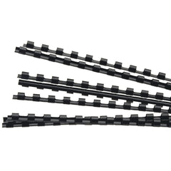 Comb Multi Ring A4 8Mm Black Bx100