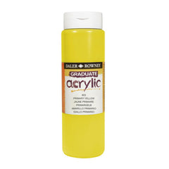 DAL GRADUATE ACRYLIC 500ML PRIMARY YELLOW -Min Qty 1