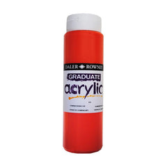 DAL GRADUATE ACRYLIC 500ML CADMIUM ORANGE HUE -Min Qty 1