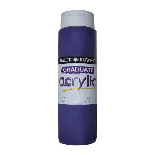 DAL GRADUATE ACRYLIC 500ML VIOLET -Min Qty 1