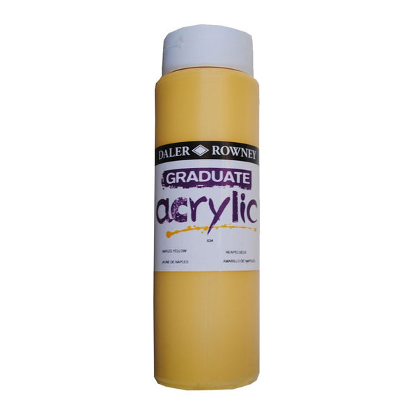 DAL GRADUATE ACRYLIC 500ML NAPLES YELLOW -Min Qty 1