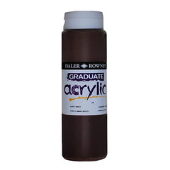DAL GRADUATE ACRYLIC 500ML BURNT UMBER -Min Qty 1