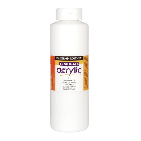 DAL GRADUATE ACRYLIC 500ML WHITE -Min Qty 1