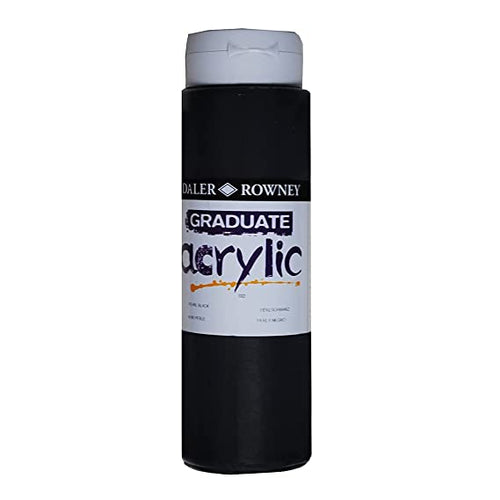 DAL GRADUATE ACRYLIC 500ML PEARL BLACK -Min Qty 1