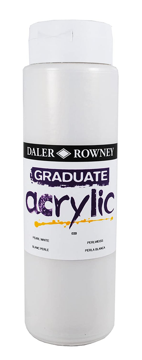 DAL GRADUATE ACRYLIC 500ML PEARL WHITE -Min Qty 1