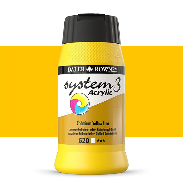 DAL SYSTEM3 ACRYLIC 500ML CADMIUM YELLOW HUE -Min Qty 1