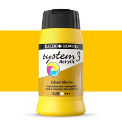 DAL SYSTEM3 ACRYLIC 500ML CADMIUM YELLOW HUE -Min Qty 1