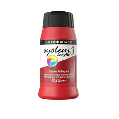 DAL SYSTEM3 ACRYLIC 500ML CADM RED DP HUE -Min Qty 1