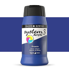 DAL SYSTEM3 ACRYLIC 500ML ULTRAMARINE -Min Qty 1