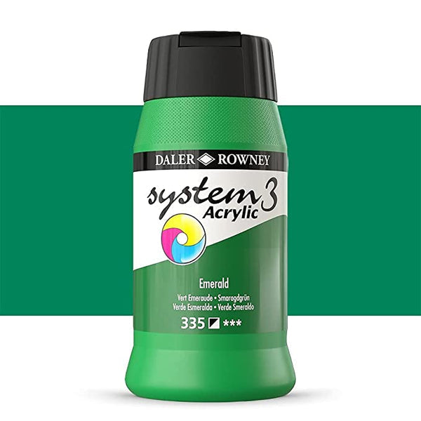 DAL SYSTEM3 ACRYLIC 500ML EMERALD -Min Qty 1