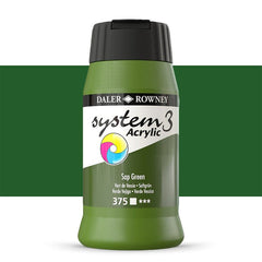 DAL SYSTEM3 ACRYLIC 500ML SAP GREEN -Min Qty 1