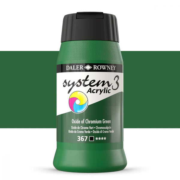 DAL SYSTEM3 ACRYLIC 500ML OXIDE CHROME GREEN -Min Qty 1