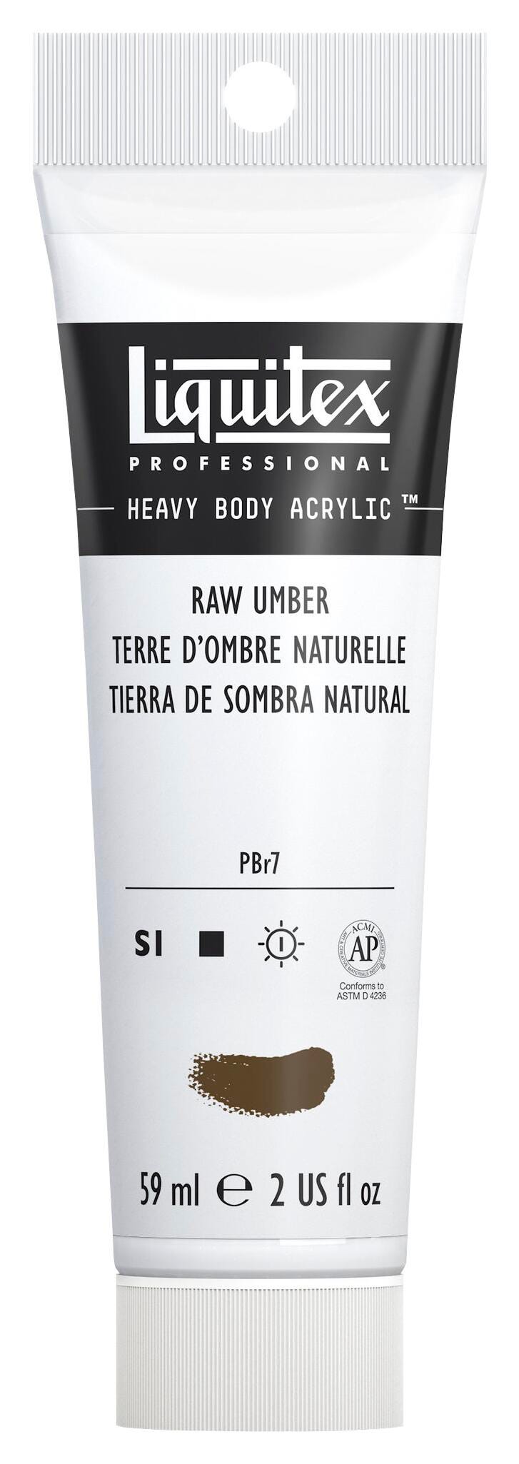 PAINT ACRYLIC HB LIQUITEX RAW UMBER 2 OZ