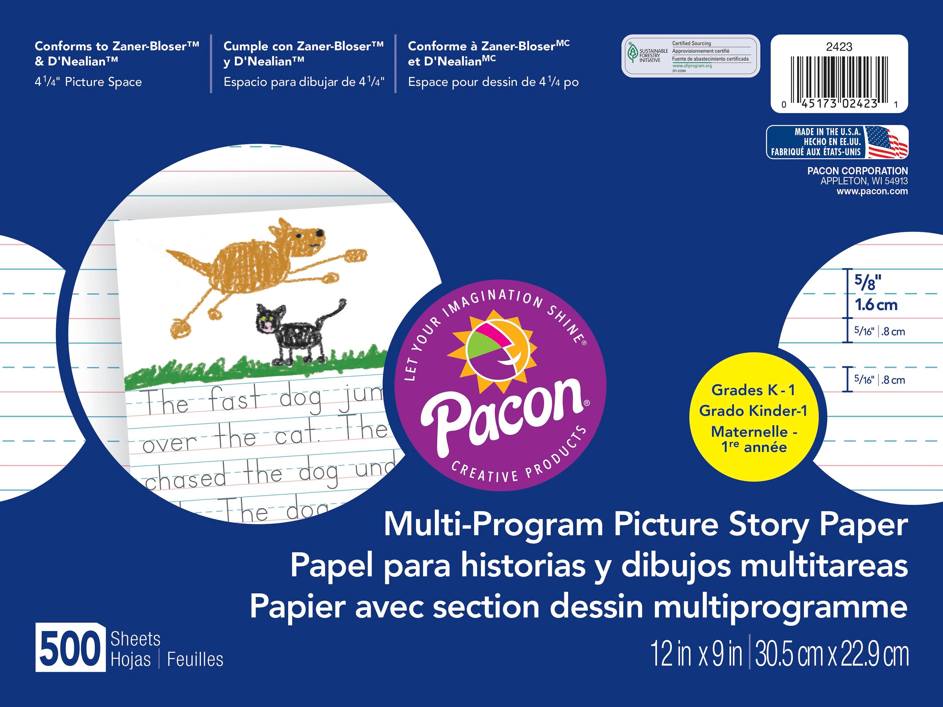 PAPER HANDWRITING PICTURE STORY K-1 500 SH