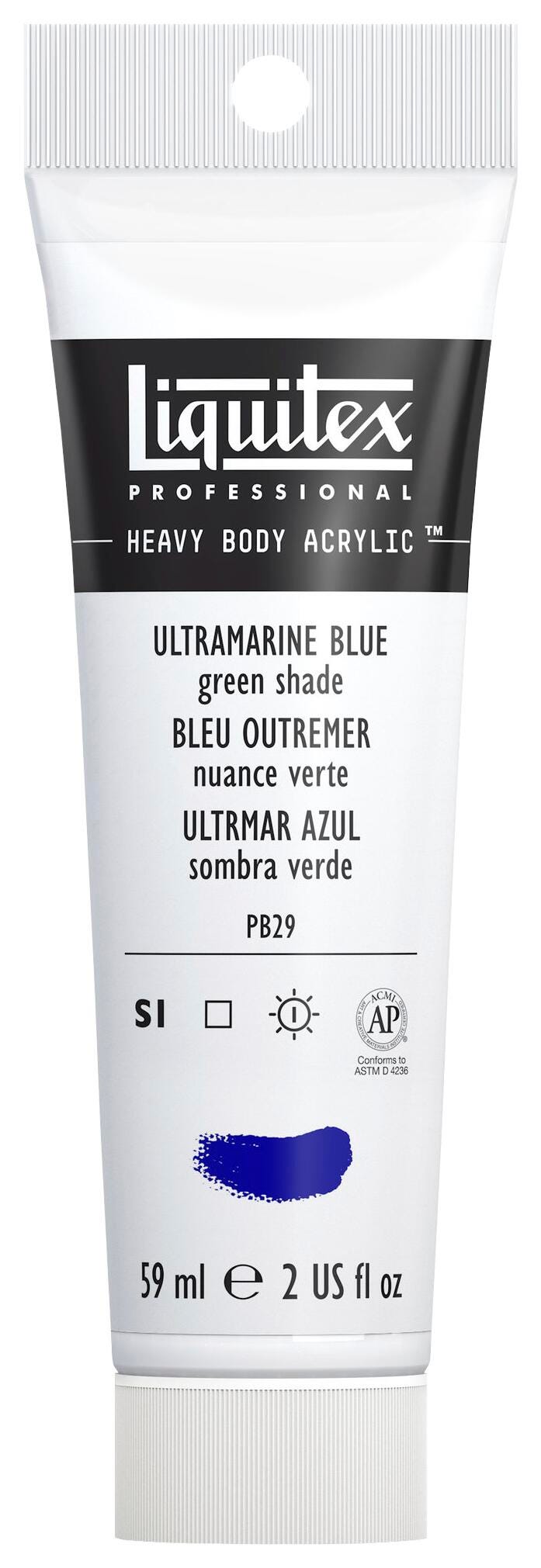 PAINT ACRYLIC HB LIQUITEX ULTRAMARINE BLUE 2 OZ