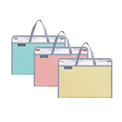 Foldermate, ExpandinBag w/handl 4pkt A4 PAC=12 CC