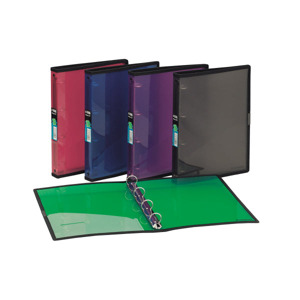 Foldermate, 4 RingBindr A4 Ast Bx=10pc -PG