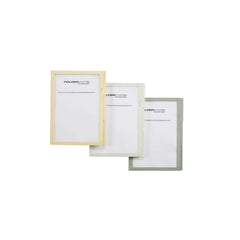 Foldermate, 3 Subj clear holder A4 BUFF PM