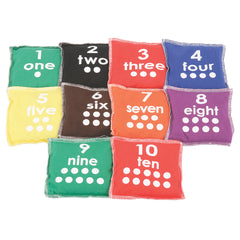 Numbers Bean Bag Set 10 No. 1-10