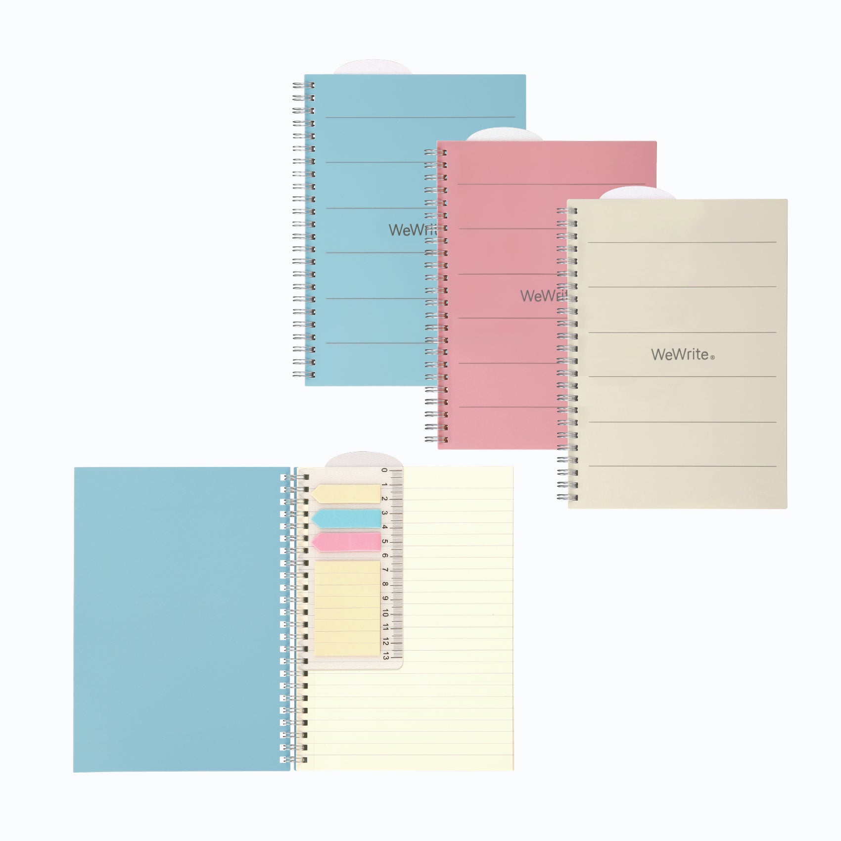 Foldermate, Spiral NB 70shtsA5 w/RmvablRulerBx=12 WW