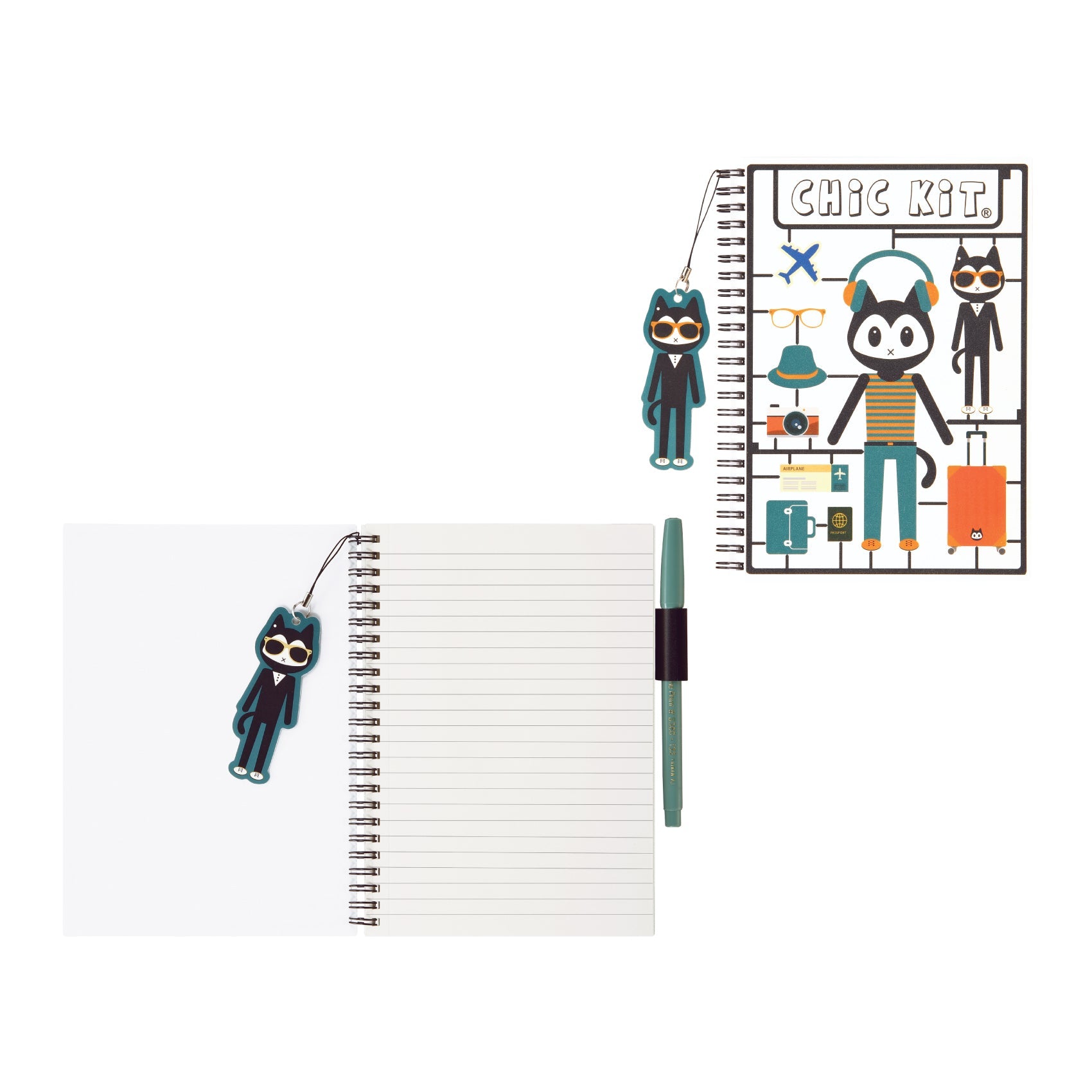 Foldermate, Spiral NB 70shtsA5 w/PenLoop Bx=10 CK