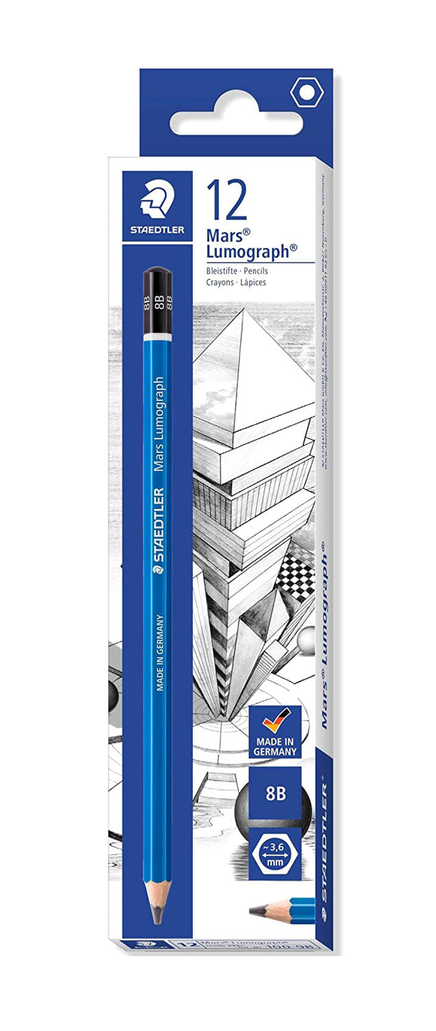 Staedtler, Mars Lumograph Pencil 100-8B